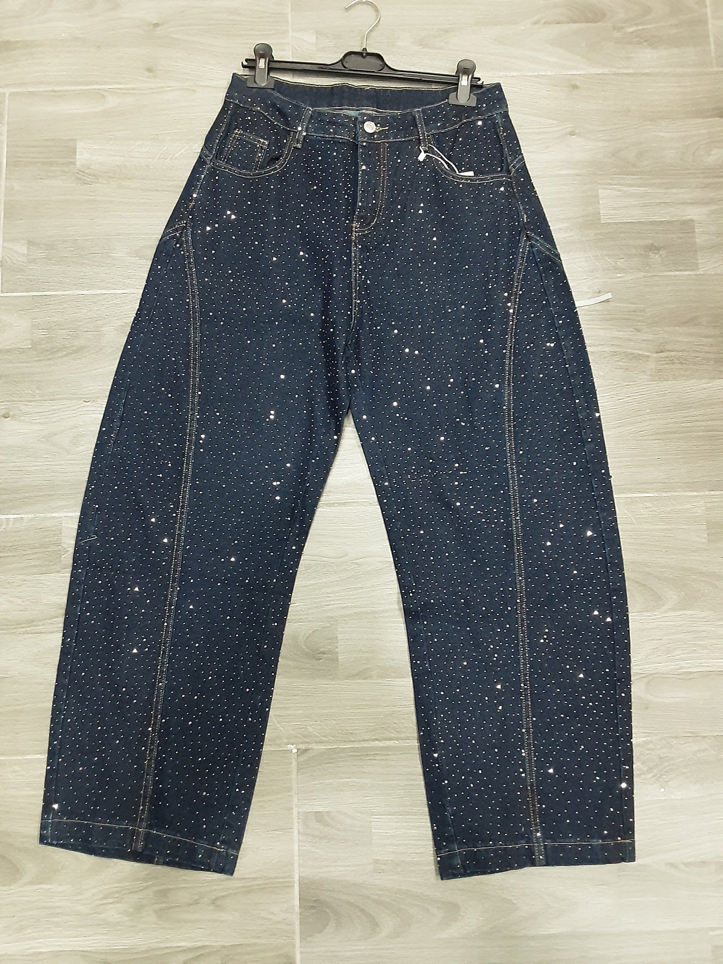 Jeans balloon brillantini