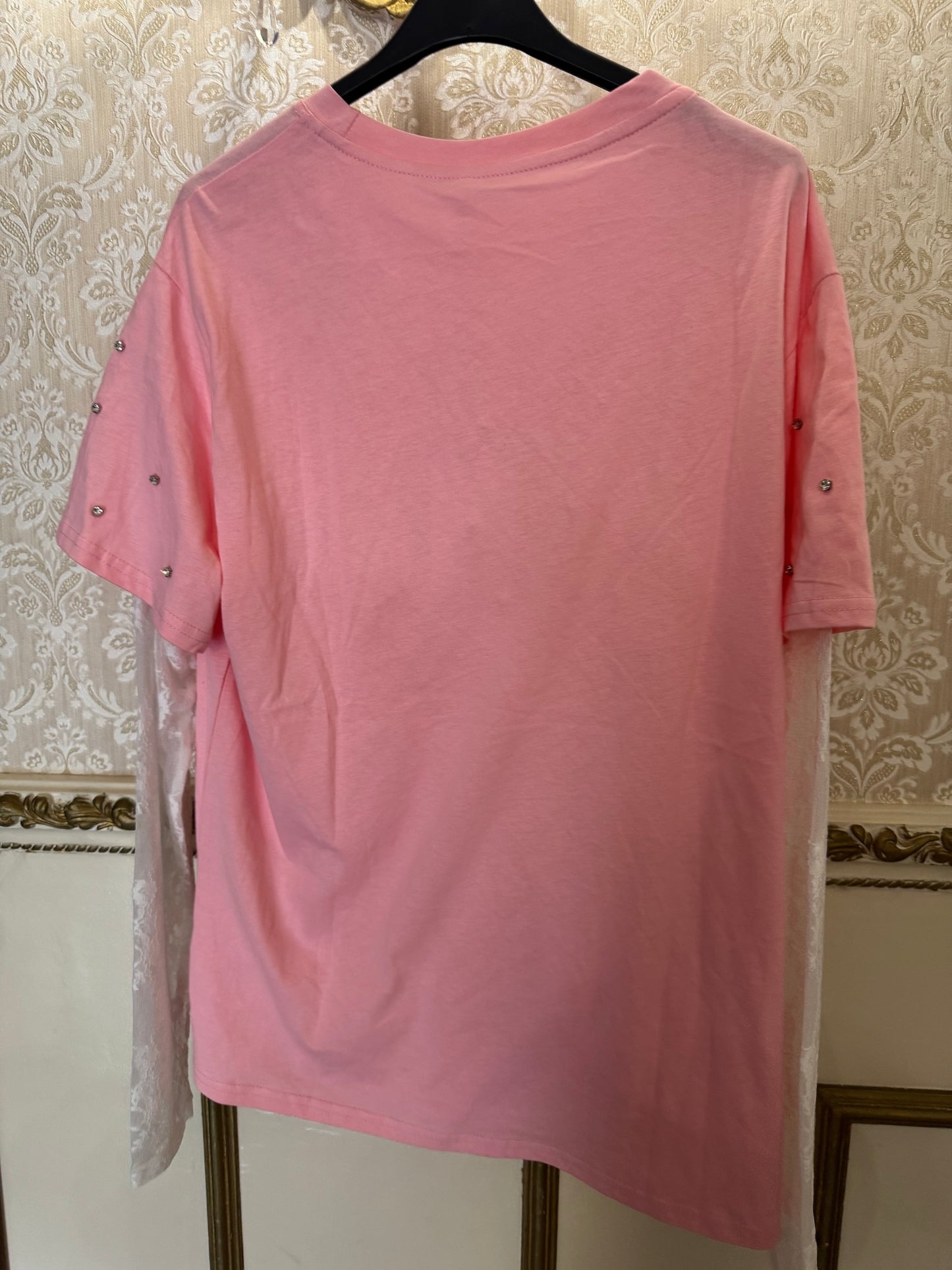 T-shirt con brillantini