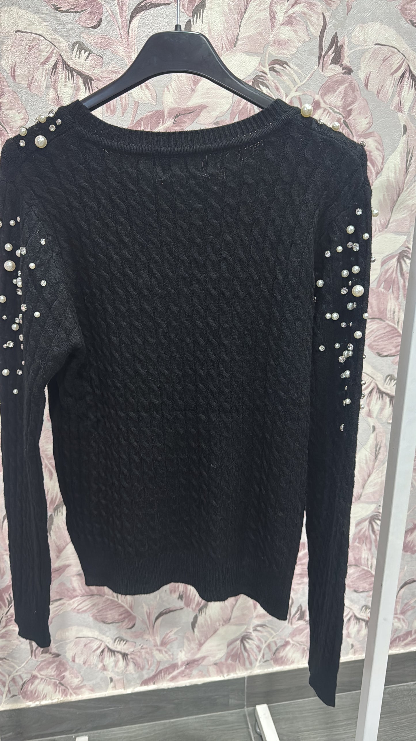 Maglione con perline