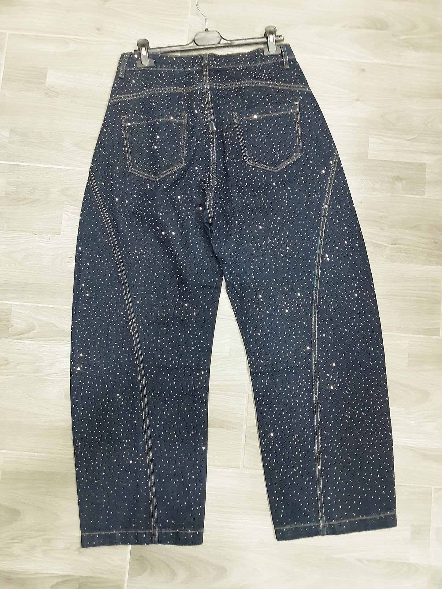 Jeans balloon brillantini